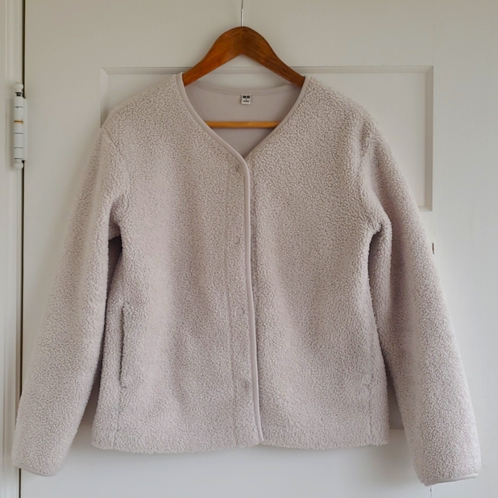 Uniqlo Faux Sherling Jacket Size Small